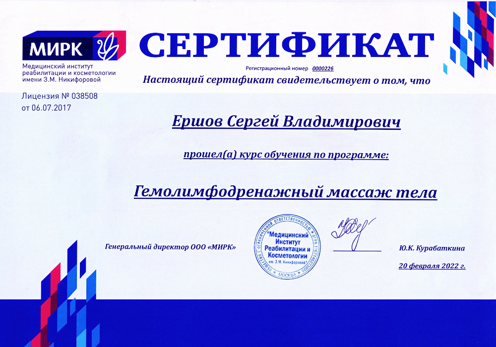 Массажист Сергей по адресу ул. Ясный проезд - Massag24.ru
